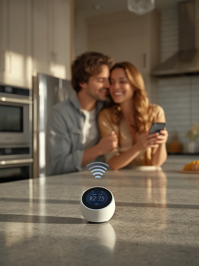 smart clock in action