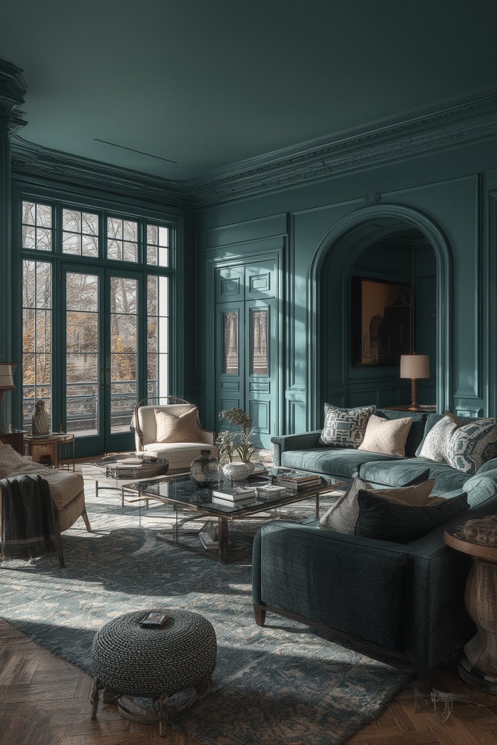 color drenching paint technique - Illustration 1