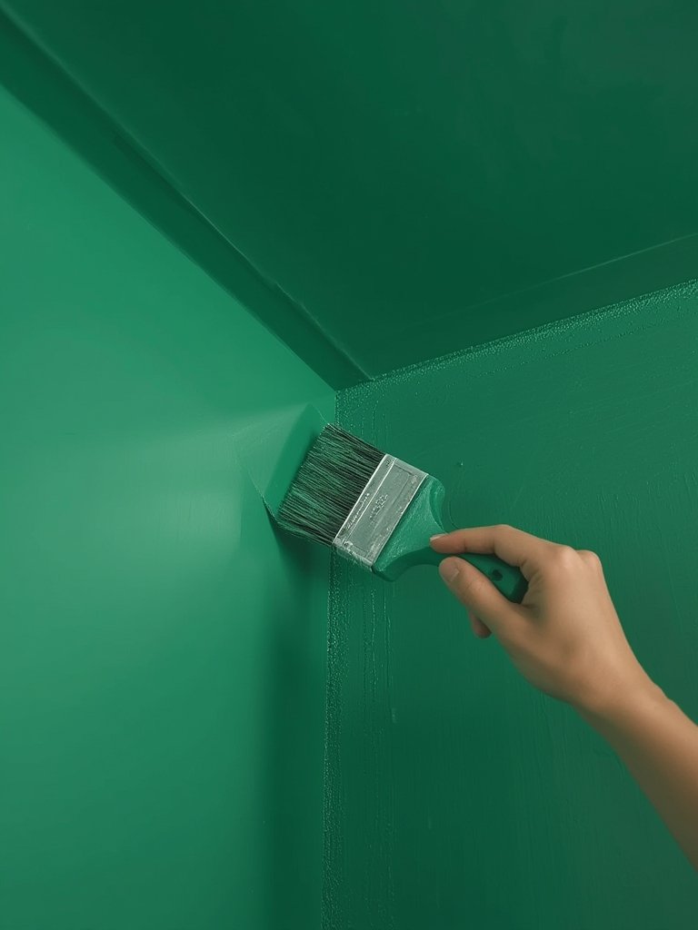 color drenching paint technique - Illustration 2