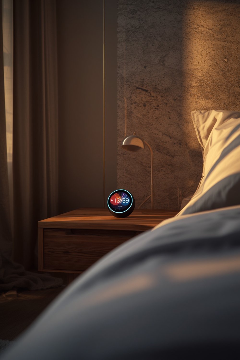 smart clock product view