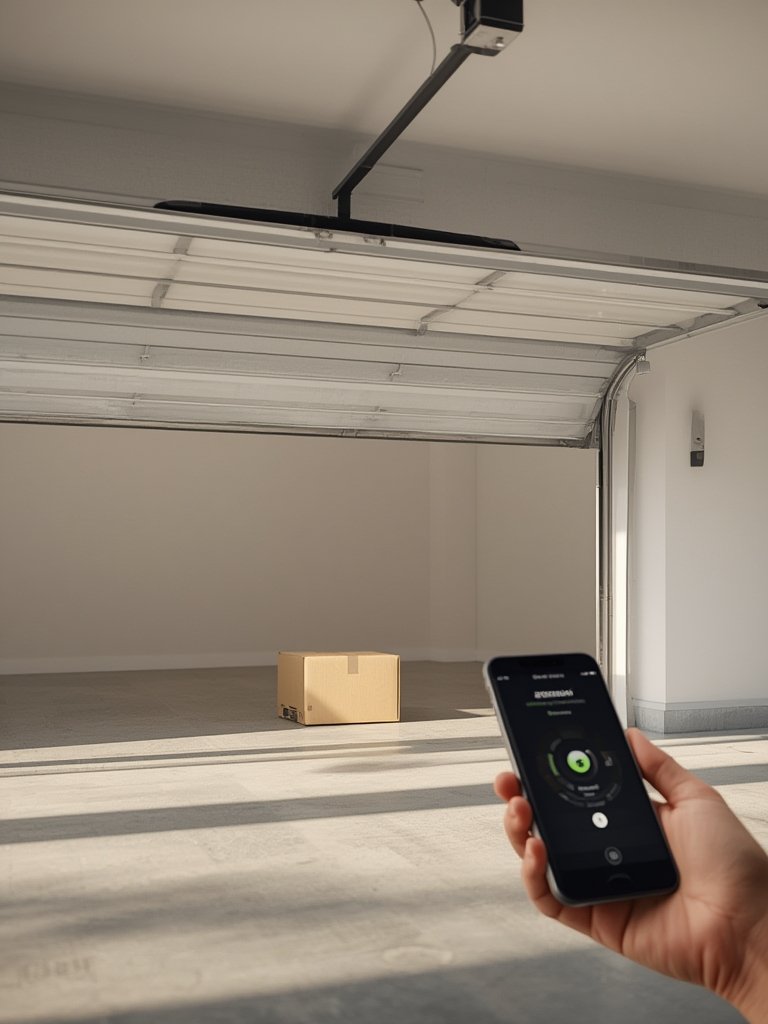 garage opener in action